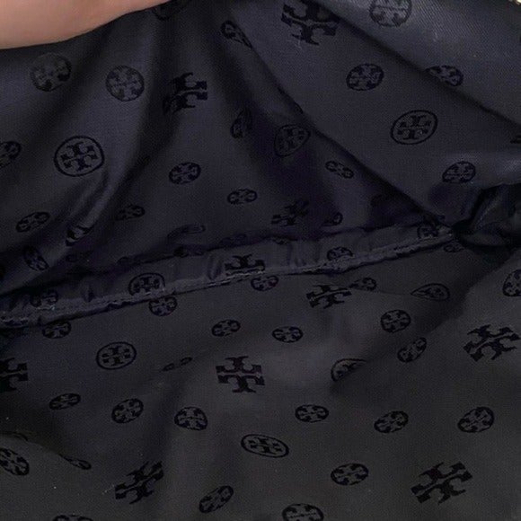 Tory Burch Thea Triple Zip Black Satchel Bag Purse Handbag - Picture 12 of 12